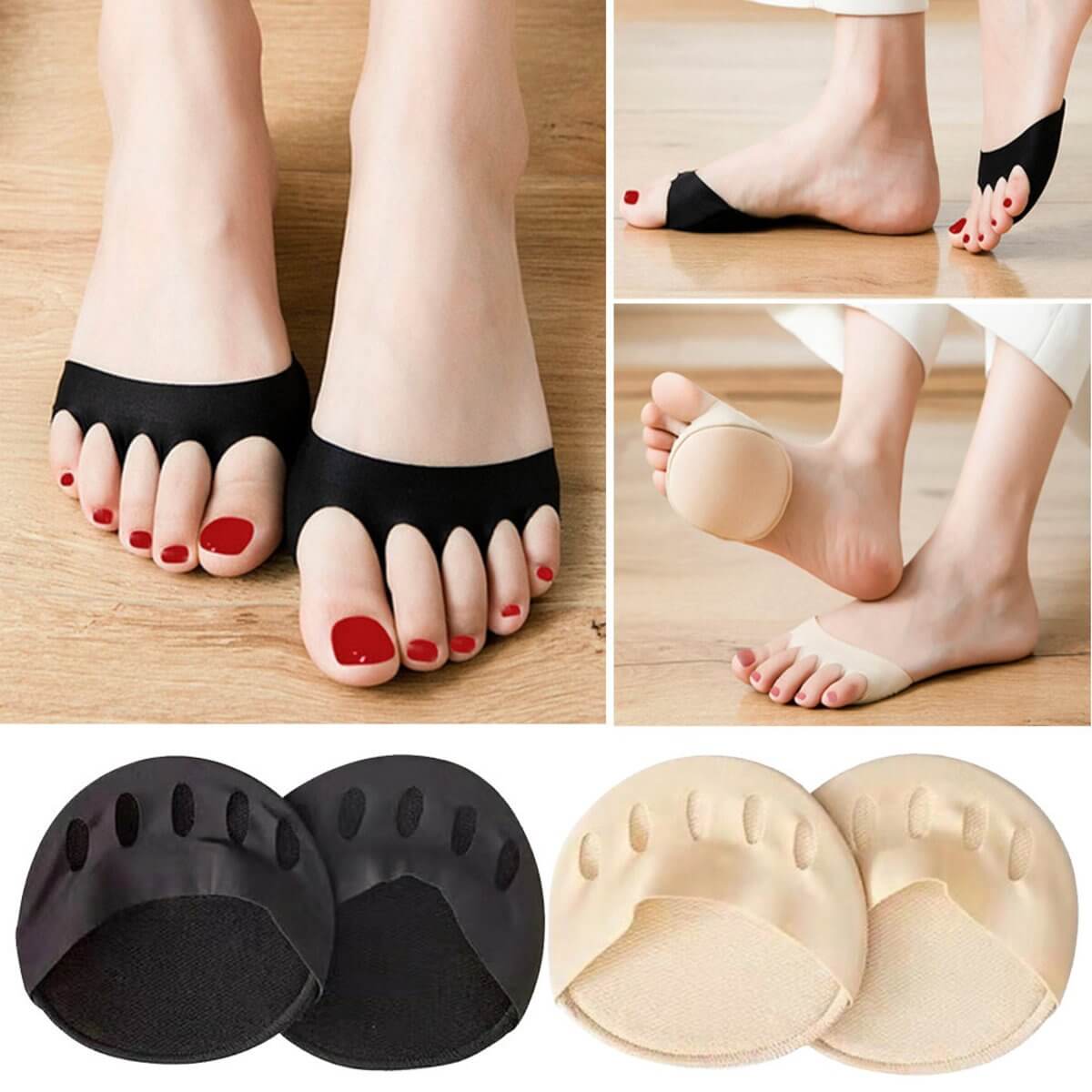 1+1 Gratis | Forefoot Pads™️ Honingraat Voorvoet Pads (2 paar)
