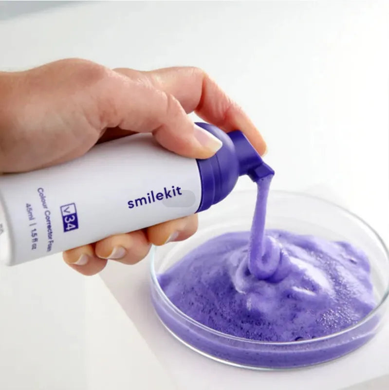 Orale Reiniging V34 Paarse Mousse Foam Tandpasta Innovatieve Tandverzorging voor een Stralende Lach
