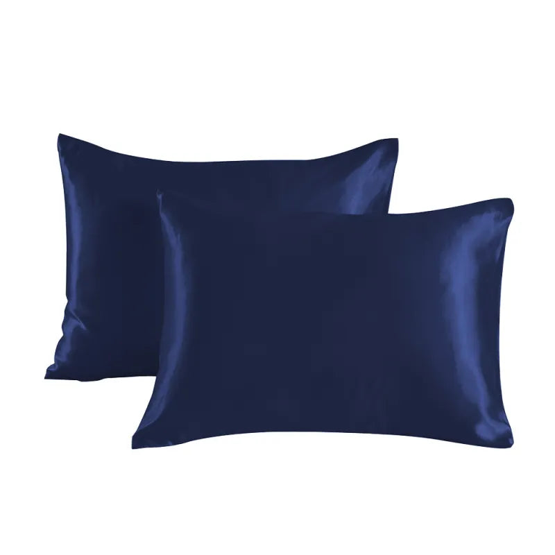 Luxe Satijnen Kussenhoes Set voor Haar en Huid