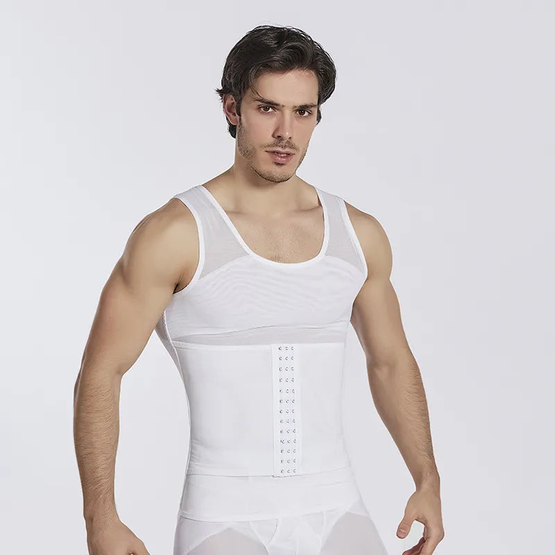 Verstelbare Buikverkleinende Body Shaper voor Mannen – Verstevigende en Slankmakende Vest