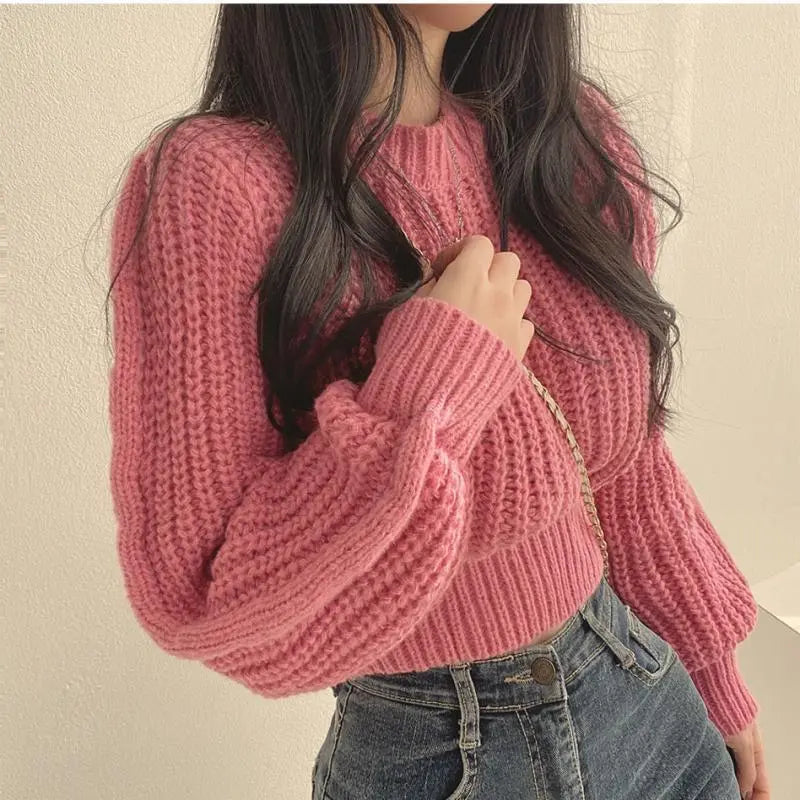 Korean Style Losse Fit Sweater – Modevolle Casual Pullover voor Alle Gelegenheden