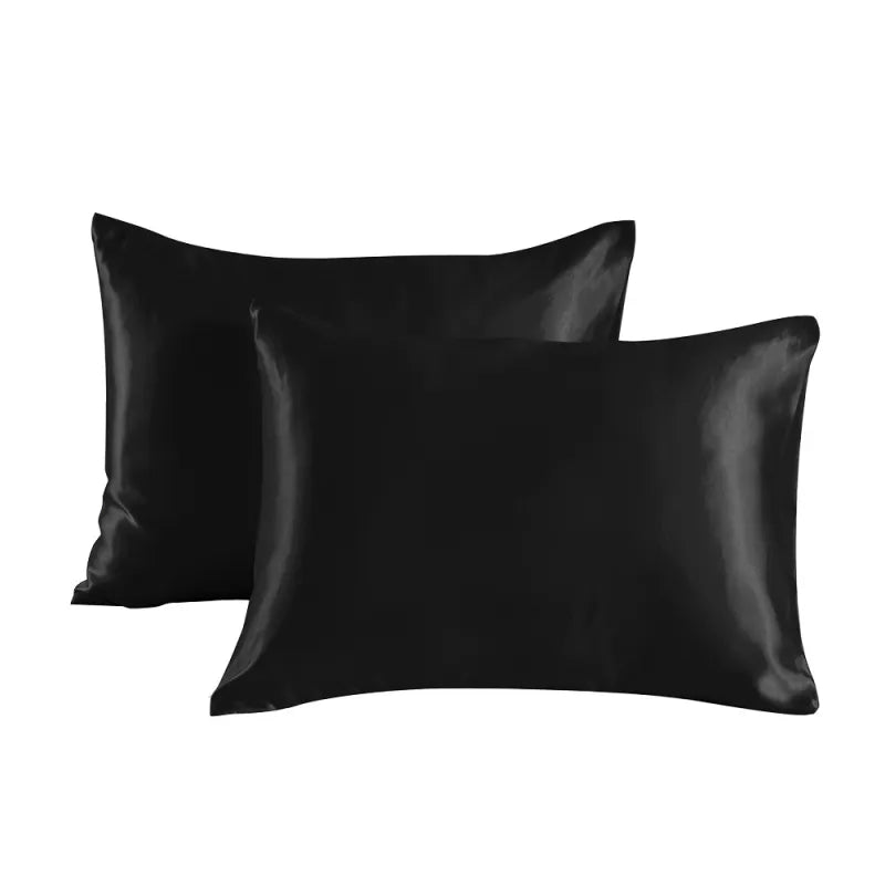 Luxe Satijnen Kussenhoes Set voor Haar en Huid