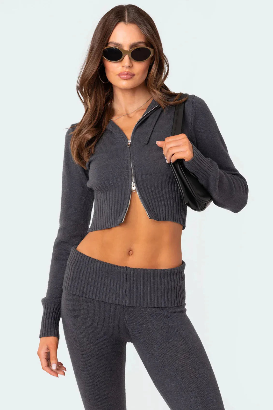 Trendy Gebreid Hooded Set – Jouw Essentiële Stijl voor 2025!