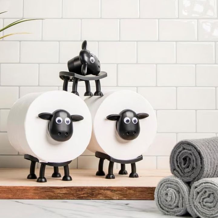 1+1 Gratis | Charmante schapen toiletpapierhouder