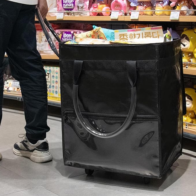 Veelzijdige Opvouwbare Zware Boodschappentas Beleef Moeiteloos Winkelen Tijdens het Reizen!