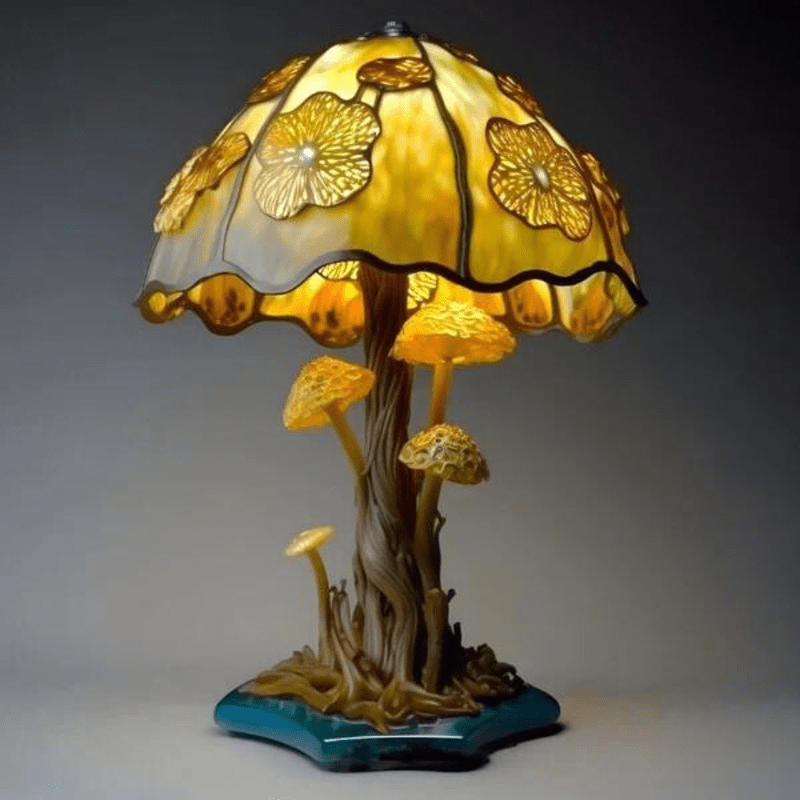 Luna - Paddenstoellamp | Decoratieve Boheemse Lamp