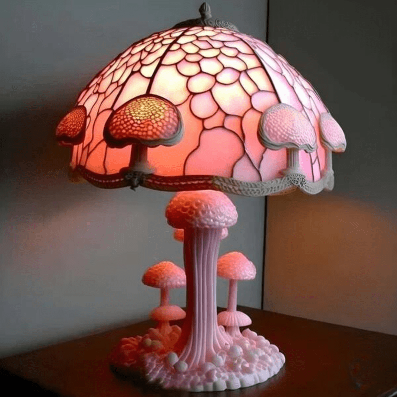 Luna - Paddenstoellamp | Decoratieve Boheemse Lamp