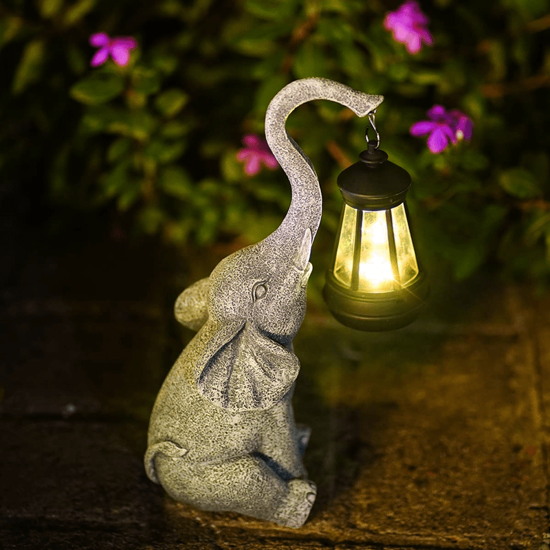 Bild Olifantenlamp voor Charmante Tuinverlichting