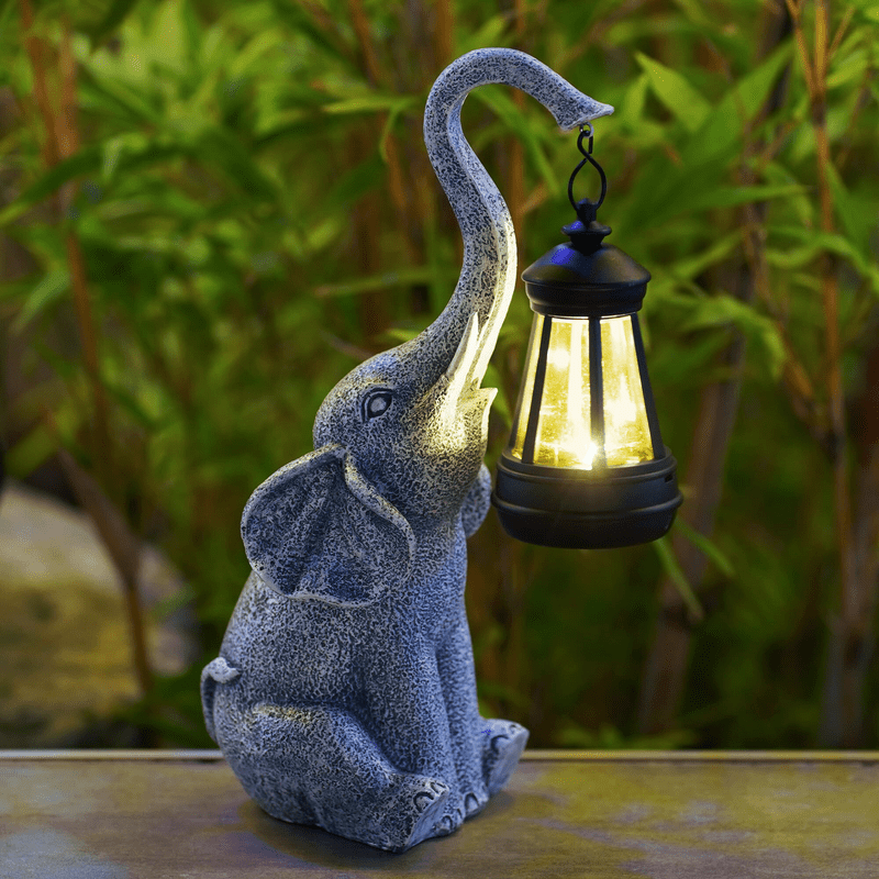 Bild Olifantenlamp voor Charmante Tuinverlichting