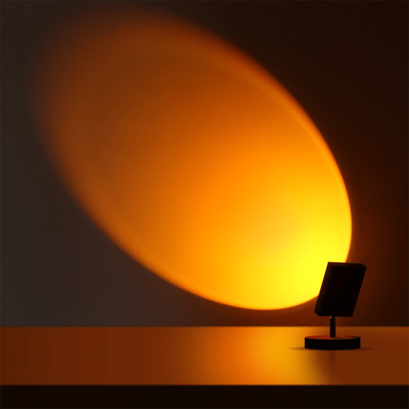 LunaLys – Retro Zonsopgang Tafellicht voor Gezelligheid