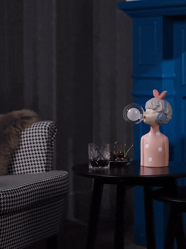 LunaLicht - USB Bubble Tafel lamp voor meisjes in de woonruimte