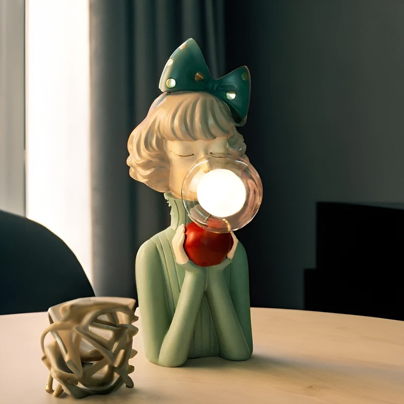 LunaLicht - USB Bubble Tafel lamp voor meisjes in de woonruimte