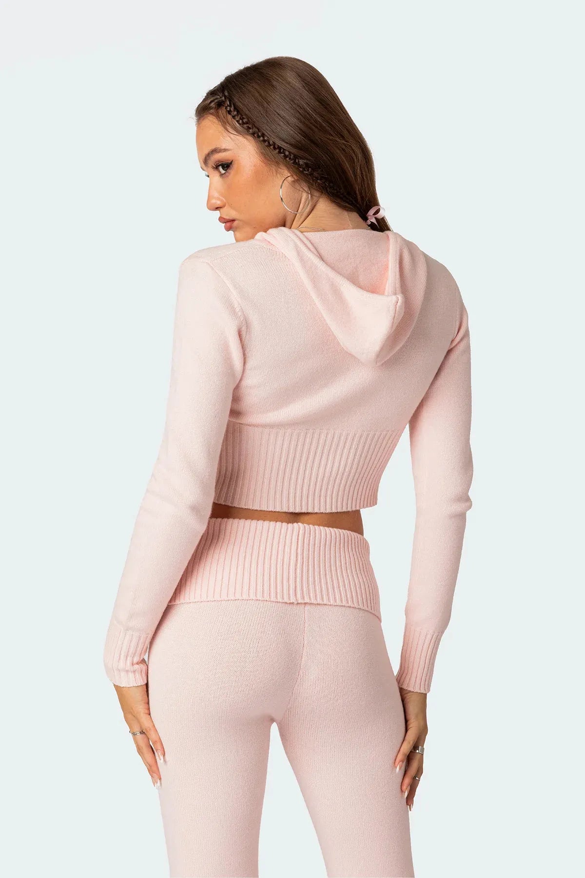 Trendy Gebreid Hooded Set – Jouw Essentiële Stijl voor 2025!