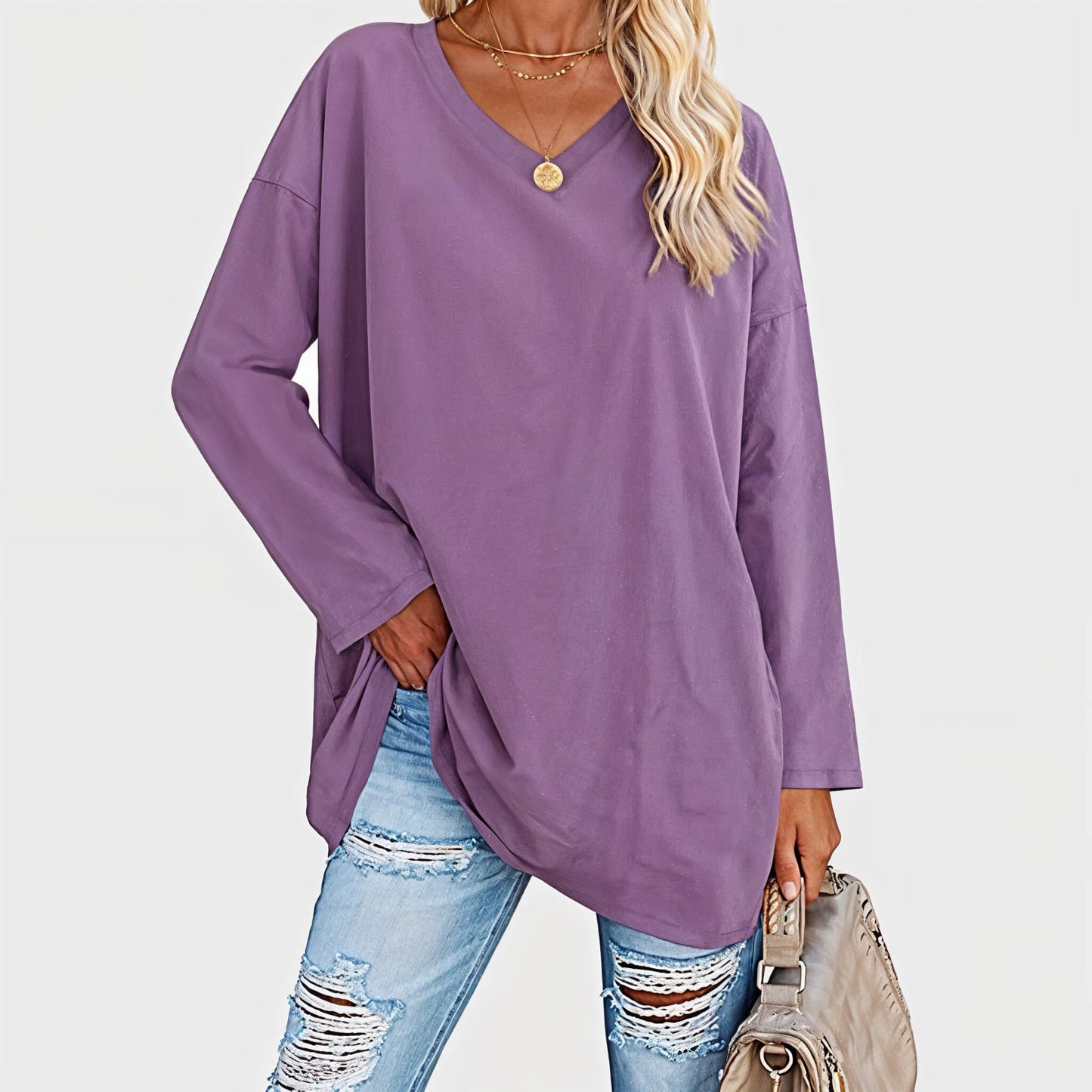 Zara - Stijlvolle Lange Mouwen Top Voor Zomerlooks