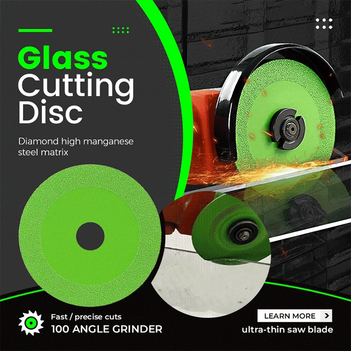 1+1 Gratis | Cutting Disk™️ Slijpschijf voor glas