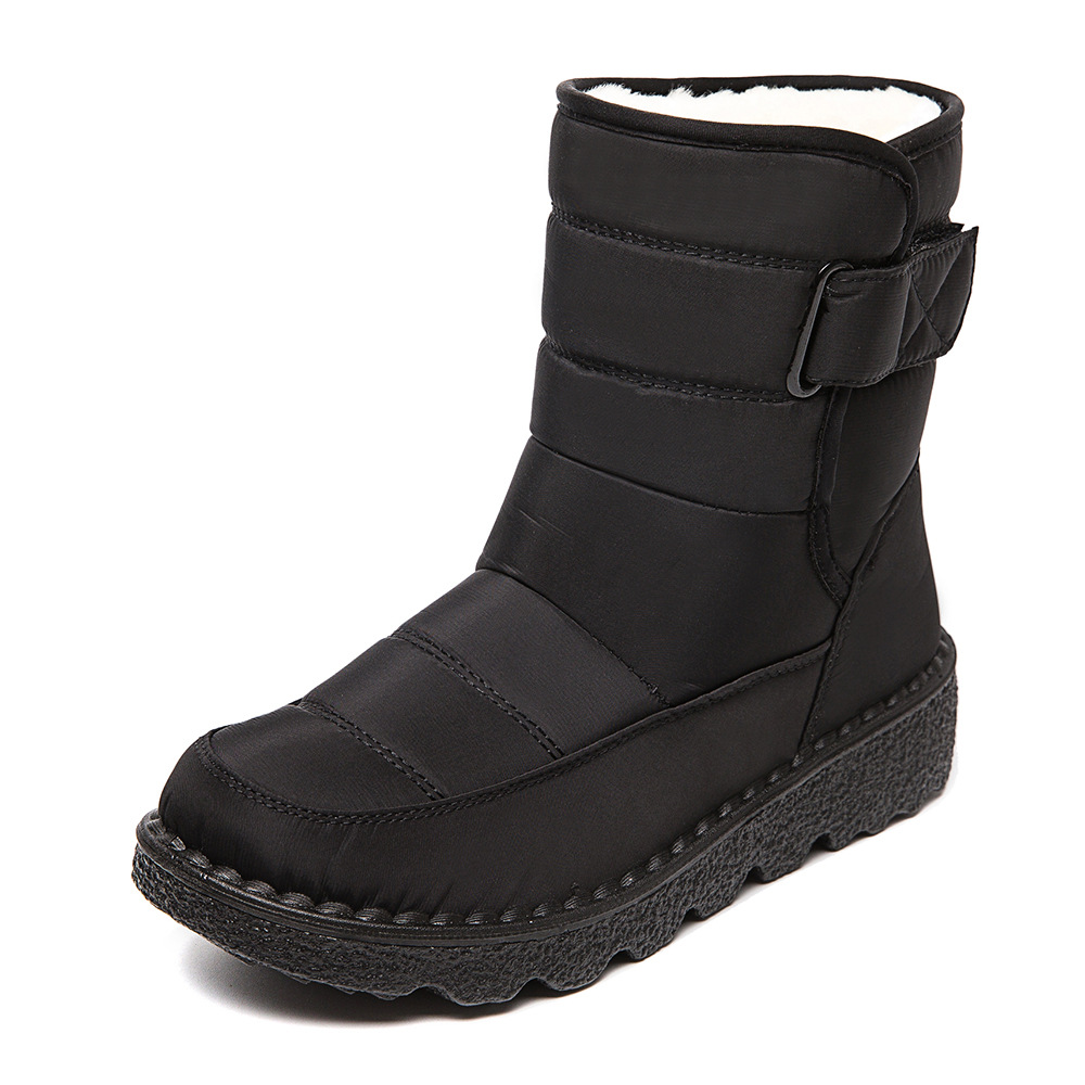 Dames Winter Sneeuwlaarzen – Warme Waterdichte Platform Enkellaarsjes met Pluche Voering