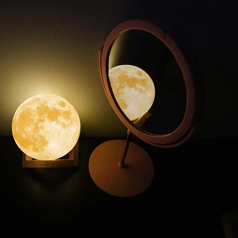 Slimme afstandsbediening maanlamp – Oplaadbare LED-lamp met Bluetooth-luidspreker