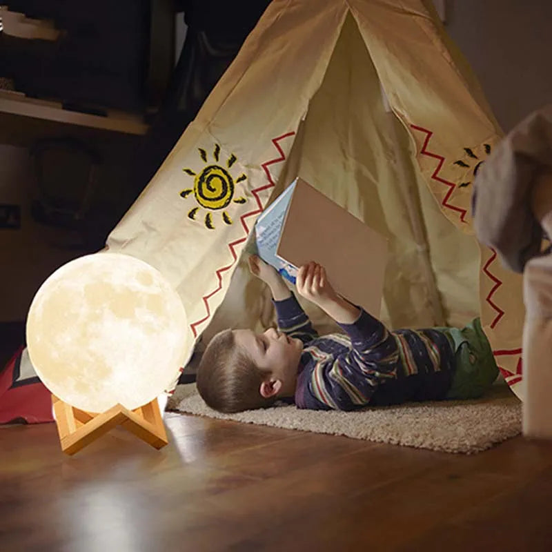 Slimme afstandsbediening maanlamp – Oplaadbare LED-lamp met Bluetooth-luidspreker