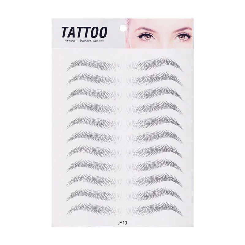 Imitatie Natuurlijke Wenkbrauw Tattoo Stickers – Perfecte Langdurige Wenkbrauwen