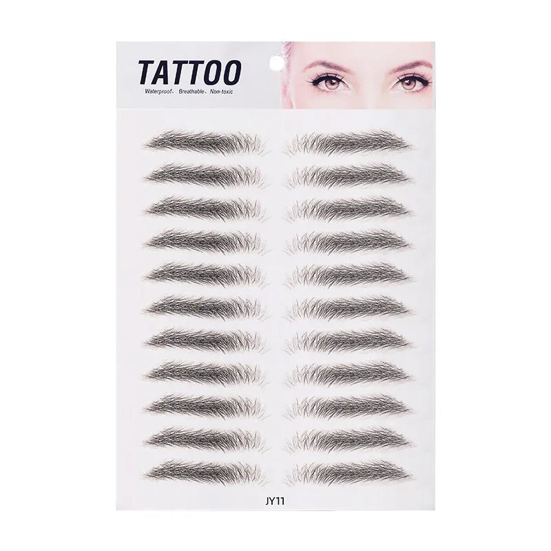 Imitatie Natuurlijke Wenkbrauw Tattoo Stickers – Perfecte Langdurige Wenkbrauwen