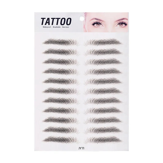 Imitatie Natuurlijke Wenkbrauw Tattoo Stickers – Perfecte Langdurige Wenkbrauwen