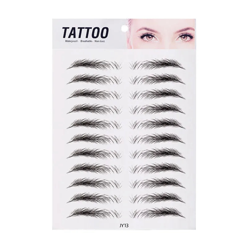 Imitatie Natuurlijke Wenkbrauw Tattoo Stickers – Perfecte Langdurige Wenkbrauwen