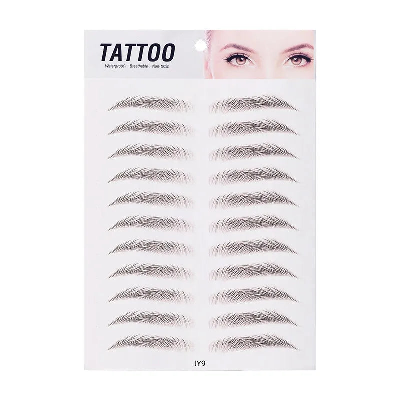 Imitatie Natuurlijke Wenkbrauw Tattoo Stickers – Perfecte Langdurige Wenkbrauwen