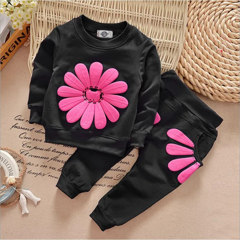 Zonnebloem Kinderen Kleding Set Comfortabele Katoenen Outfit voor Kinderen