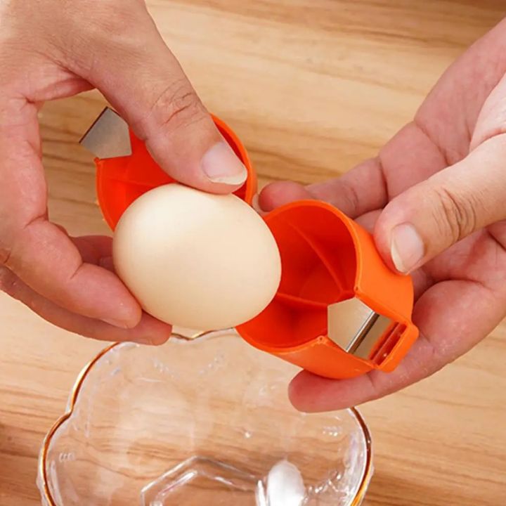 1+1 gratis efficiënte eierschaalopener & -scheider