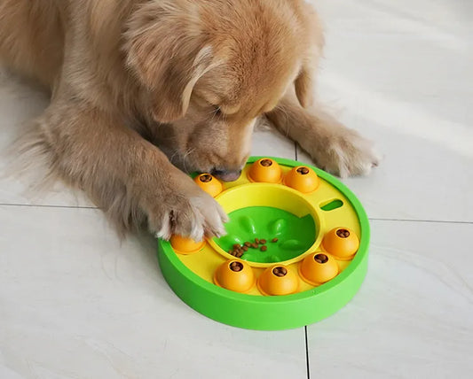 Interactief Hondenspeelgoed – Slow Feeder Puzzle Voerbak voor Verhoogde Puppy Intelligentie