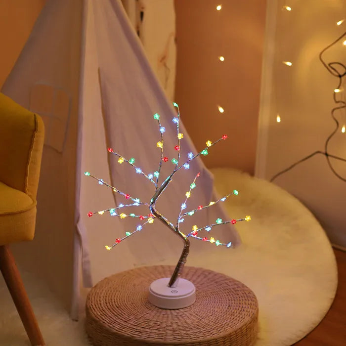 Feestdag Cadeau LED Boom Nachtlamp – Elegante Huishouddecoratie