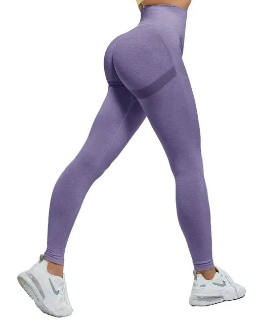 Dames Gym Workout Tights - Hoge Taille Fitness Leggings voor Oefeningen en Push-Ups