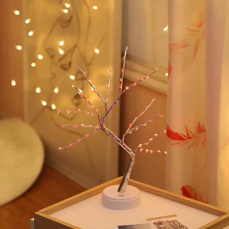 Feestdag Cadeau LED Boom Nachtlamp – Elegante Huishouddecoratie