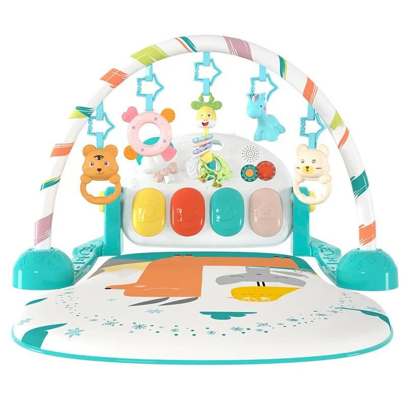 Candy Baby Gymnastiek Speelmat – Multifunctionele Kraakmat met Piano & Interactieve Speelgoed