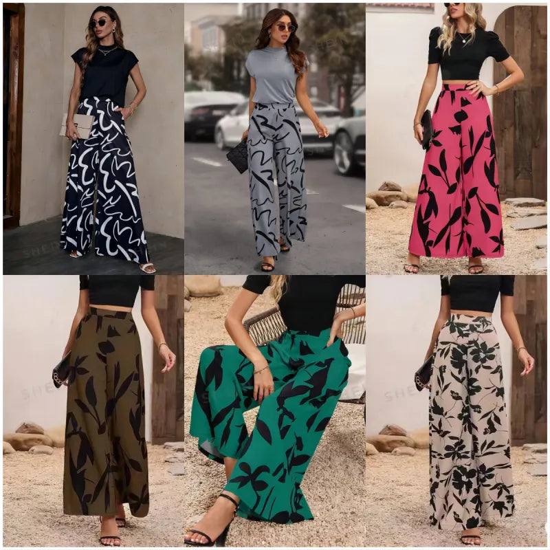 Dames Hip-Hop Stijl Straat Wijde Pijpen Broeken – Creatieve Lente Rechte Pijpen Broek