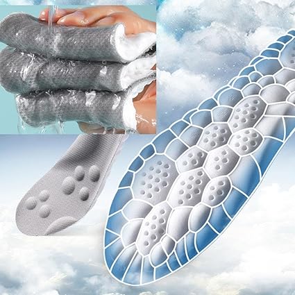 Ervaar Ongeëvenaard Comfort en Ondersteuning met Onze Schokabsorberende Geheugenschuim Inlegzolen!
