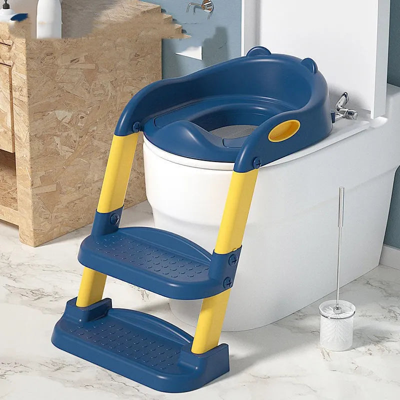 Verstelbare Baby Toilettrainingstoel met Ladder - Veilige en Comfortabele Potty Stand voor Kinderen