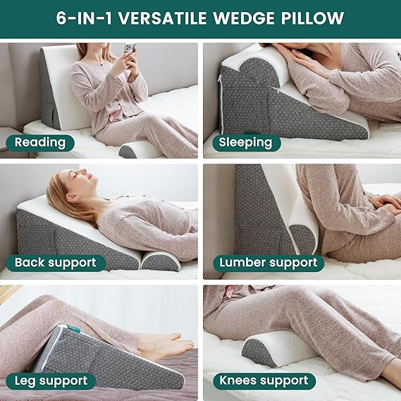 Ultimate Comfort Driehoek Kussensteun van RestRelief™