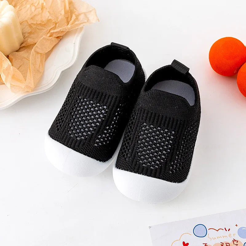 Baby Zachte Zool Anti-Slip Lente en Herfst Wandelschoenen