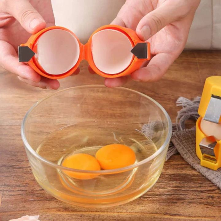 1+1 gratis efficiënte eierschaalopener & -scheider