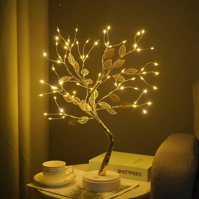 Feestdag Cadeau LED Boom Nachtlamp – Elegante Huishouddecoratie