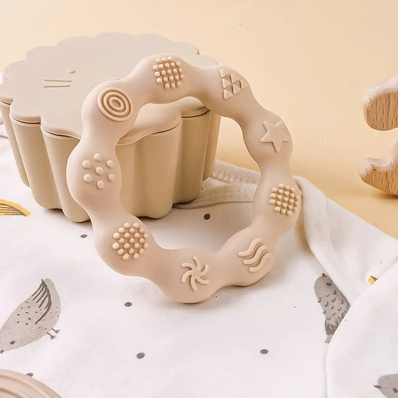 Kalmerende Tandheelkundige Lijm Molaarkit - Kinder Silicone Bijtring