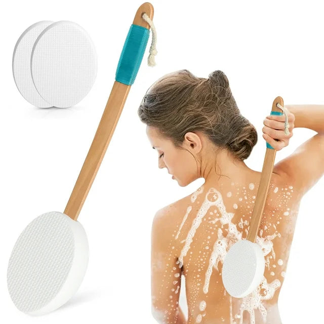 Antislip Sponsborstelj Moeiteloos Lotion Aanbrengen op Moeilijk Bereikbare Plaatsen!