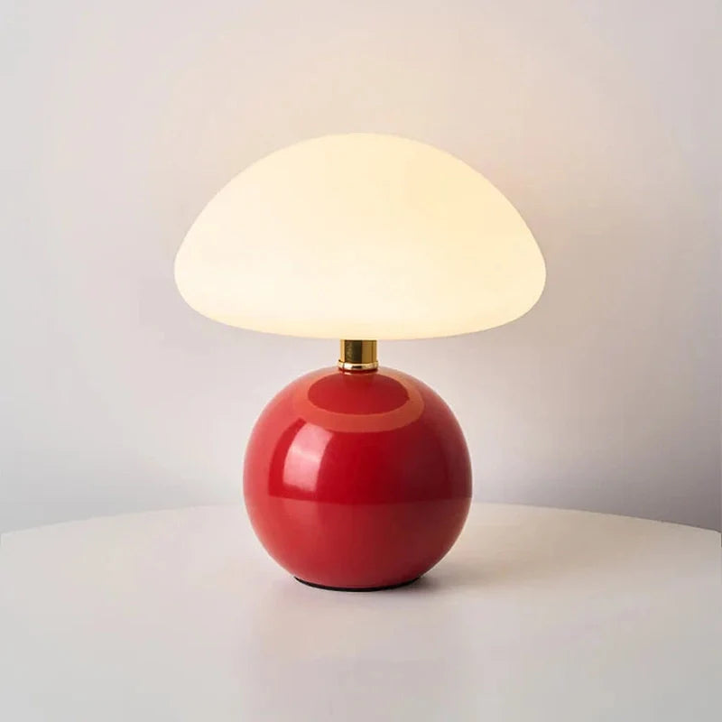 Franse crème kleur champignon lamp voor elegante verlichting
