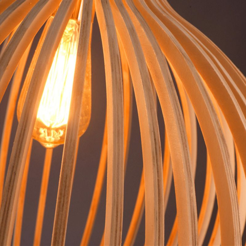 Ecolight® Unieke houten hanglamp voor een gezellige sfeer