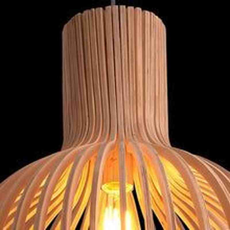 Ecolight® Unieke houten hanglamp voor een gezellige sfeer