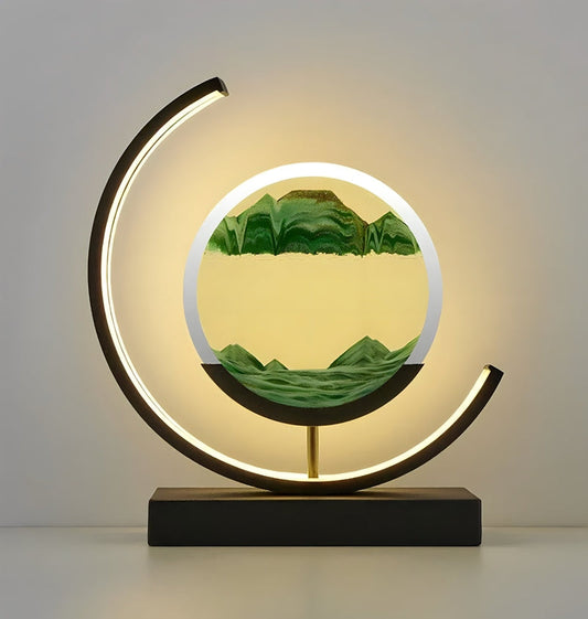 CalmaGlow – Zandlandschap Lamp voor een Rustgevende Sfeer