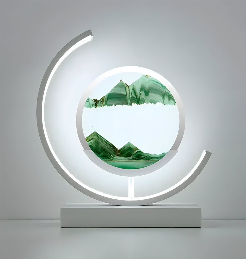 CalmaGlow – Zandlandschap Lamp voor een Rustgevende Sfeer