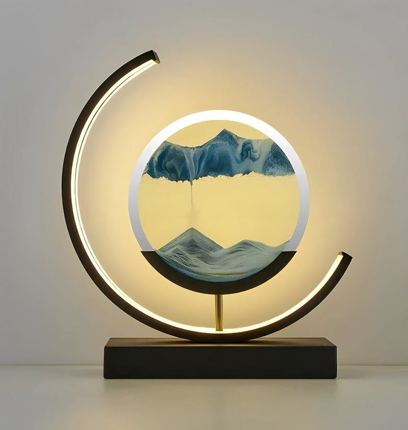 CalmaGlow – Zandlandschap Lamp voor een Rustgevende Sfeer