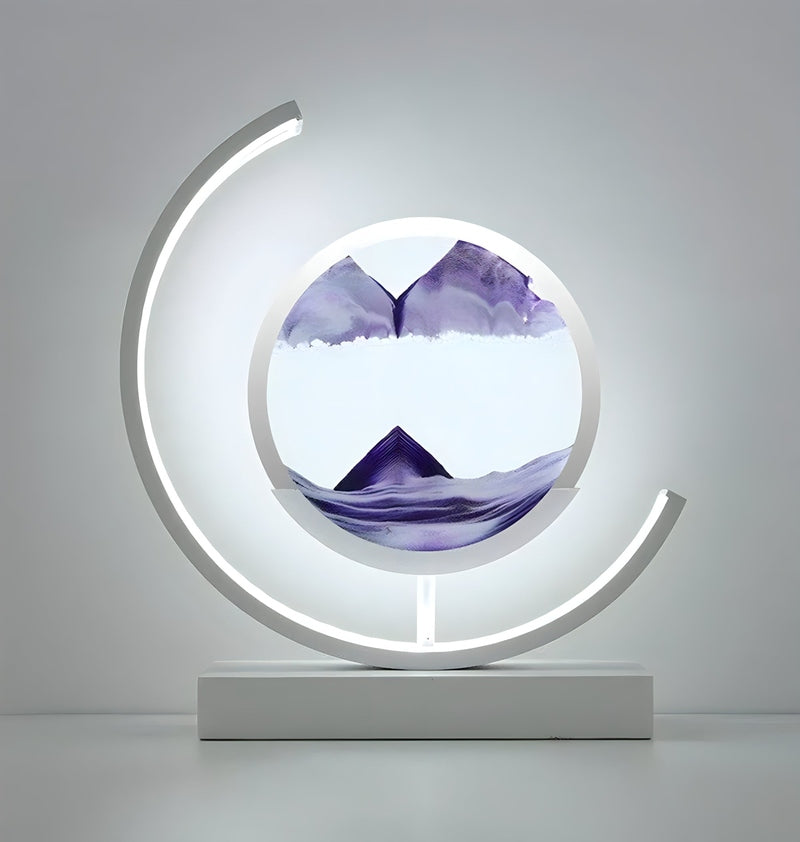 CalmaGlow – Zandlandschap Lamp voor een Rustgevende Sfeer
